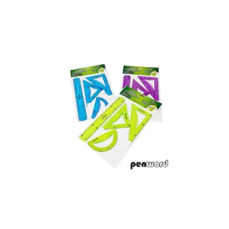 Komplet geometryczny FLEXI 4 elementy, 20cm